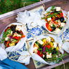 Gemüse-Feta-Päckchen vom Grill: Schnelles Rezept zum Vorbereiten