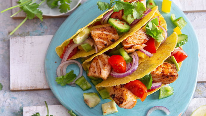 Mexikanische Lachs-Tacos: Dieses Rezept lässt uns das Wasser im Mund zusammenlaufen