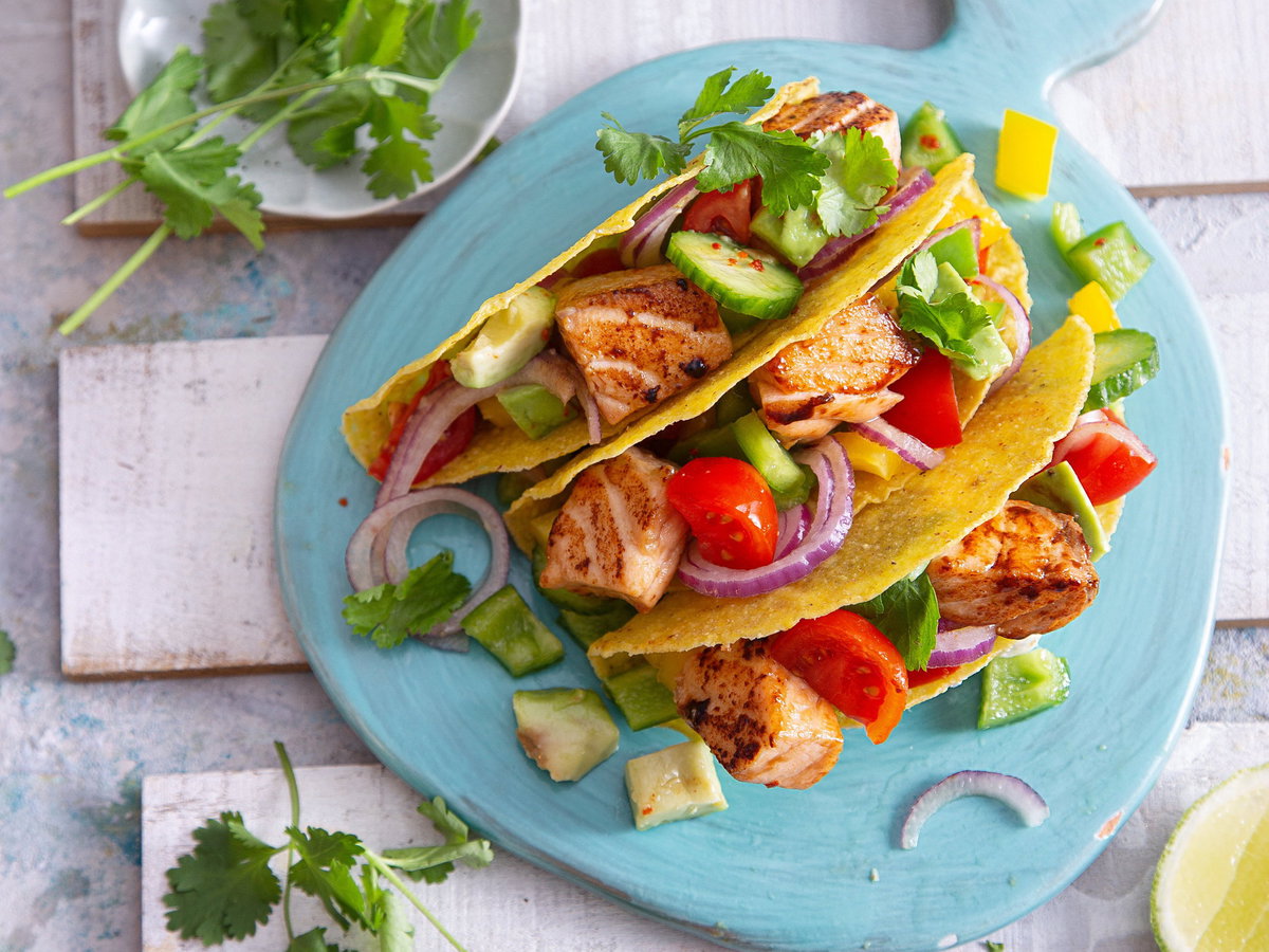 Lachs-Tacos