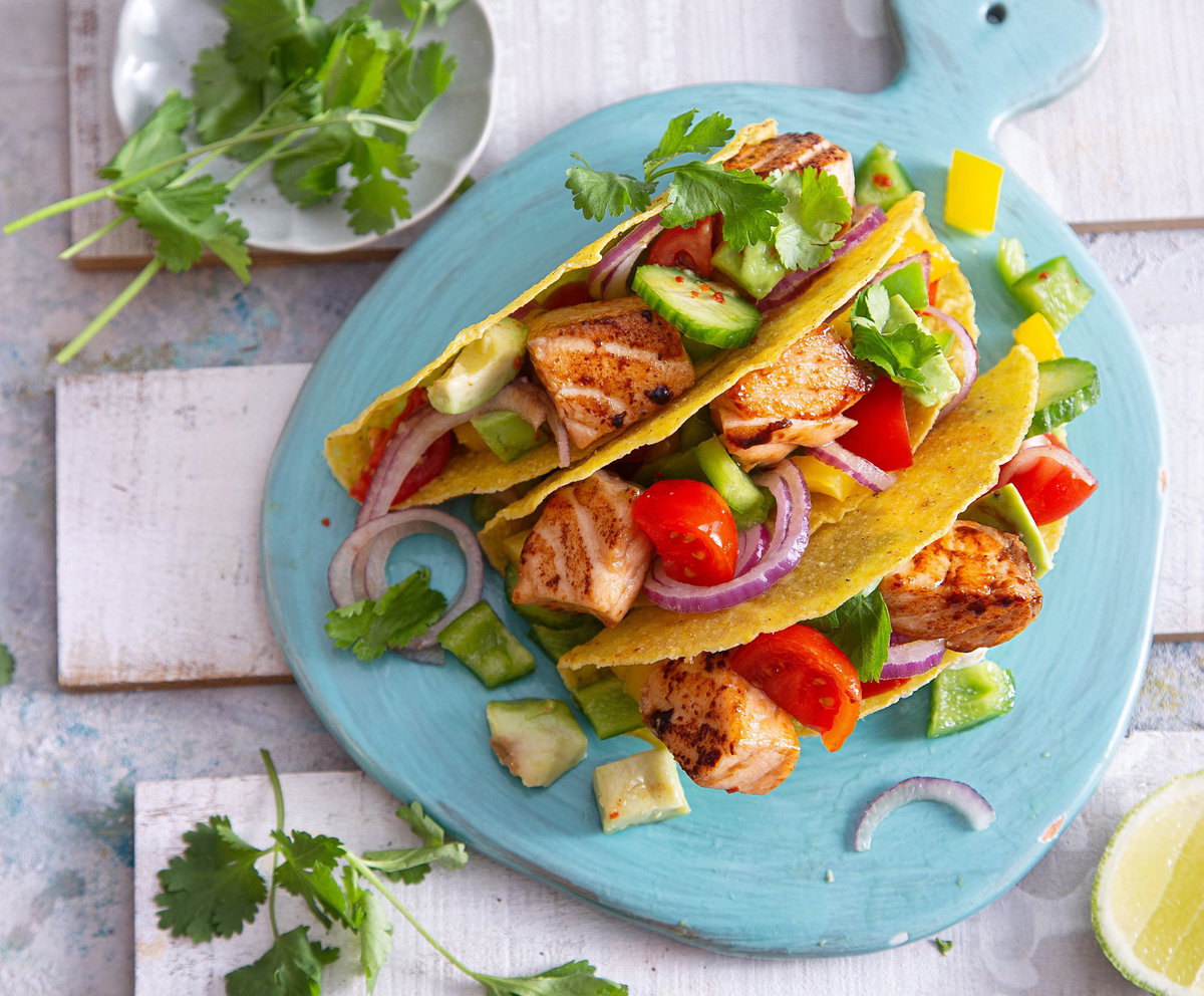 Lachs-Tacos