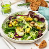 Schnelles Rezept für lauwarme Antipasti mit Cashewkern-Pesto, die voller Vitamine stecken