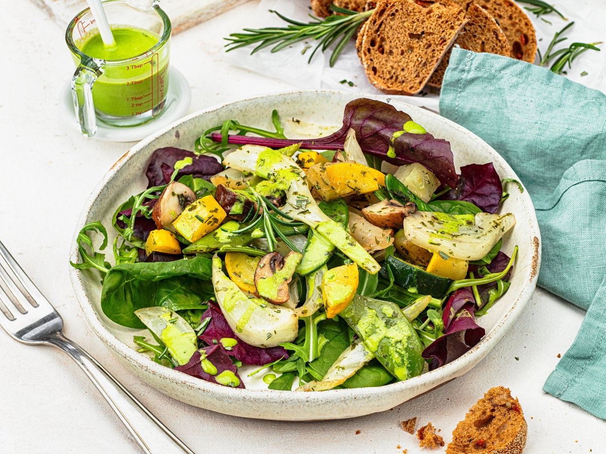 Lauwarme Antipasti mit Cashewkern-Pesto