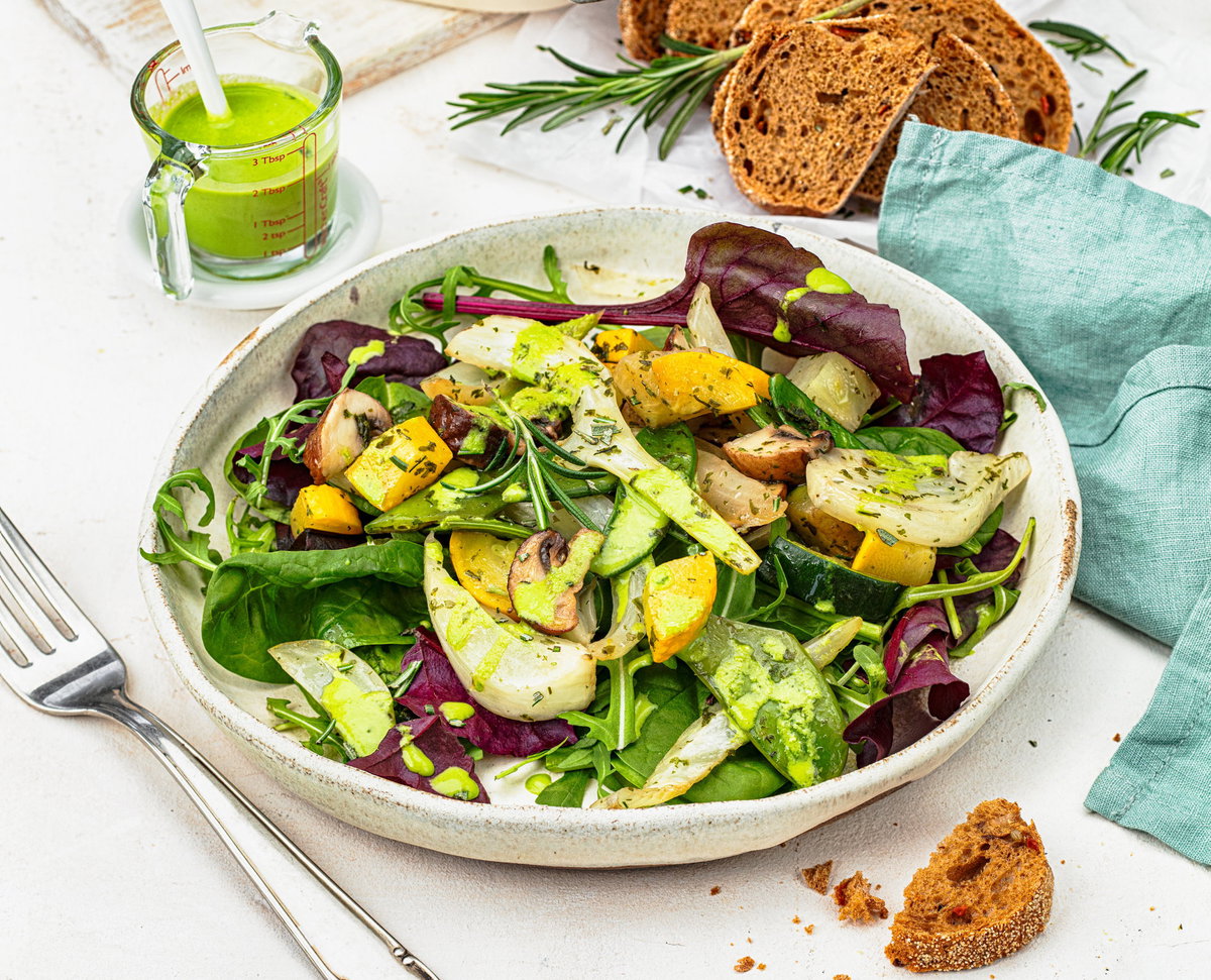 Lauwarme Antipasti mit Cashewkern-Pesto