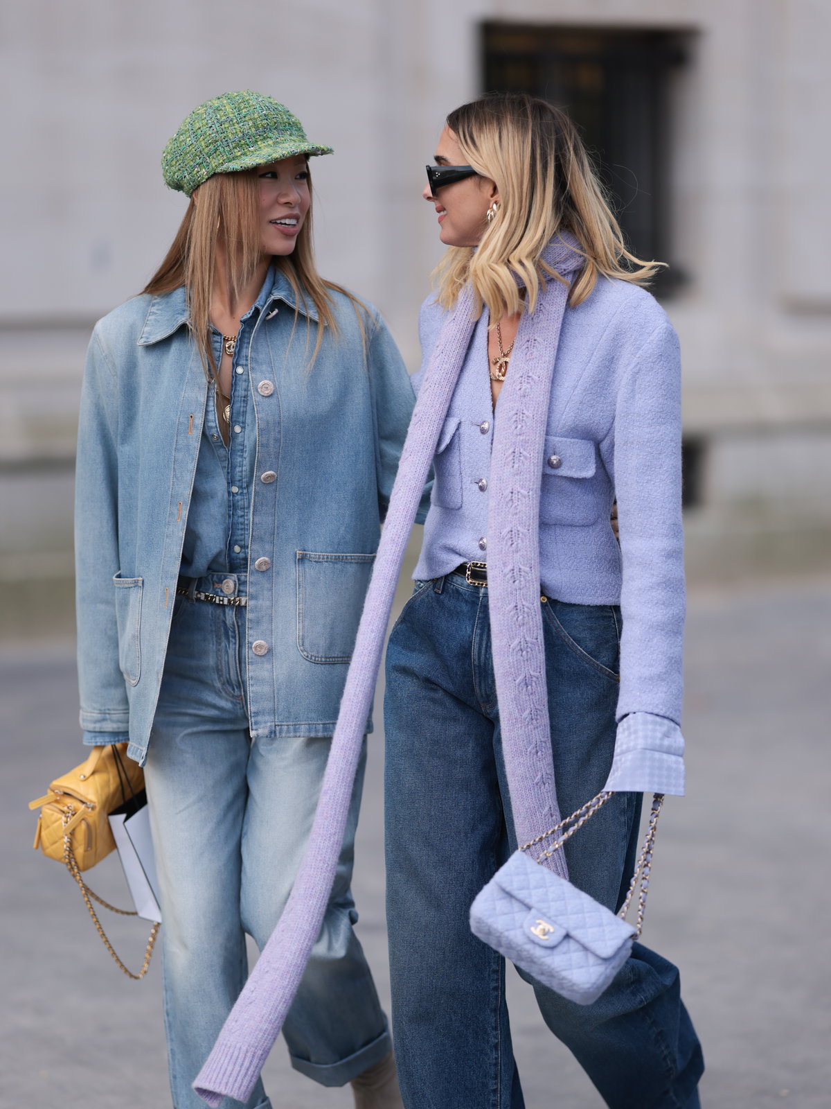 Mütze und Schal Streetstyle