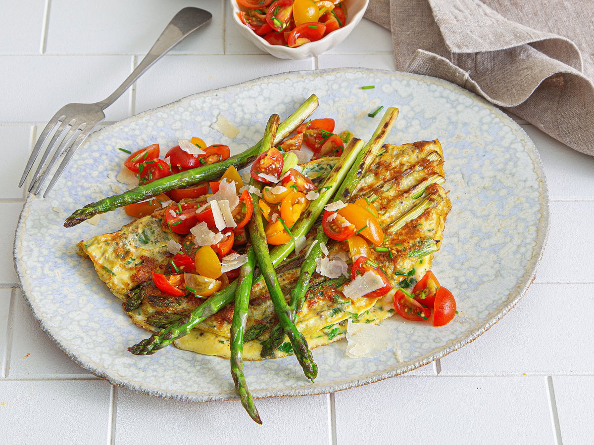 Spargel-Omelett
