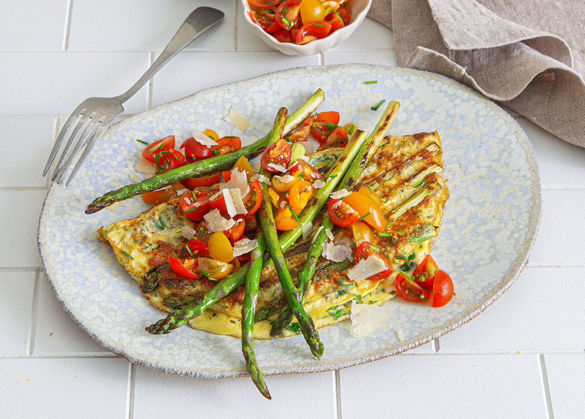 Spargel-Omelett