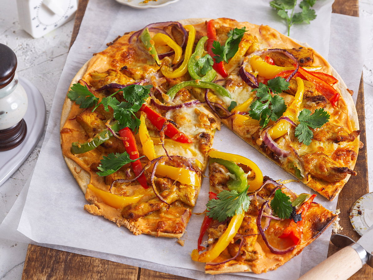 Tandoori-Flammkuchen