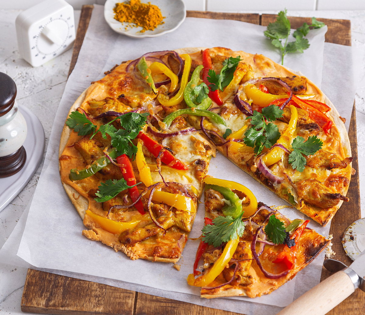 Tandoori-Flammkuchen