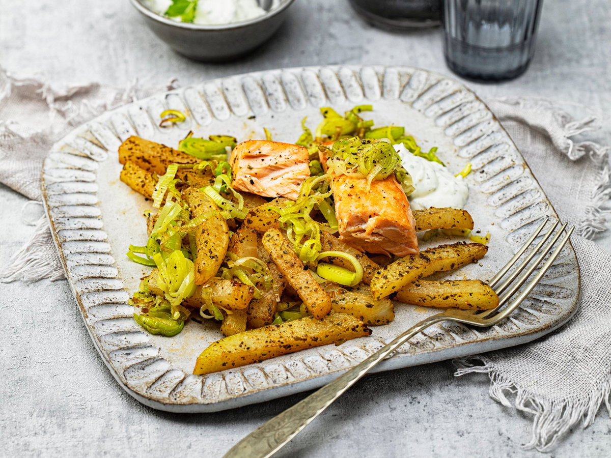 Zitronen-Pfeffer-Kohlrabi-Pommes