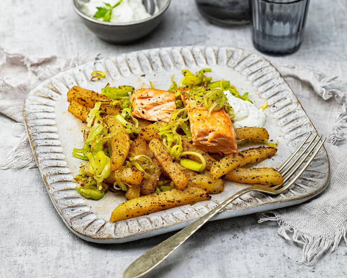 Zitronen-Pfeffer-Kohlrabi-Pommes