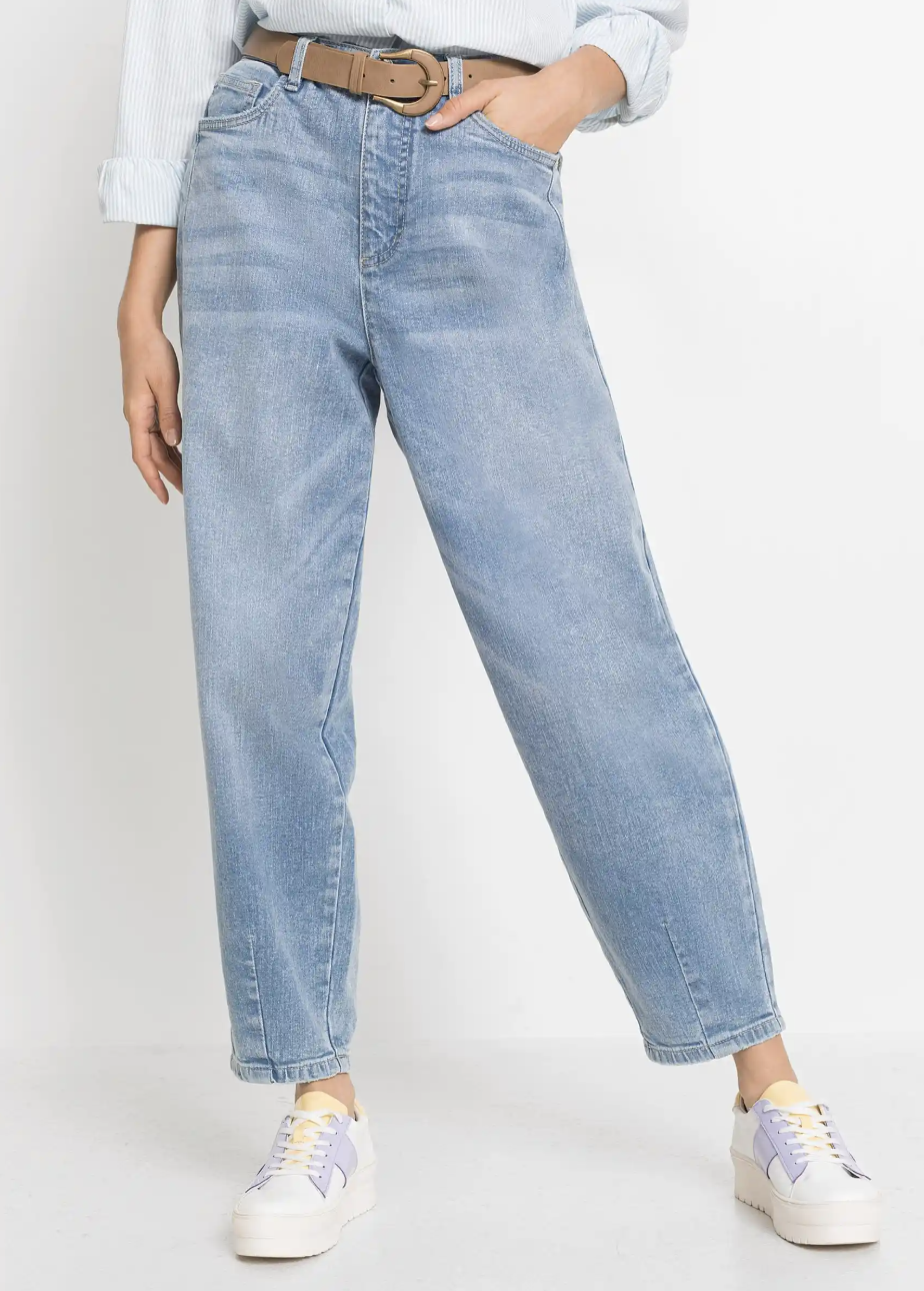 Barrel-Jeans von Bonprix Close-up