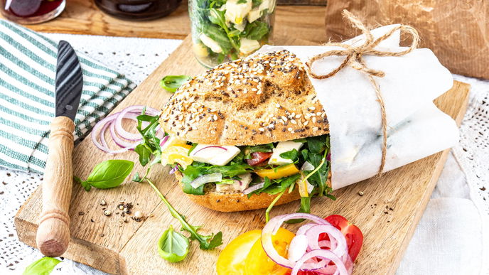 Schnelles Rezept für Caprese-Sandwich in 10 Minuten - perfekt zum Mitnehmen