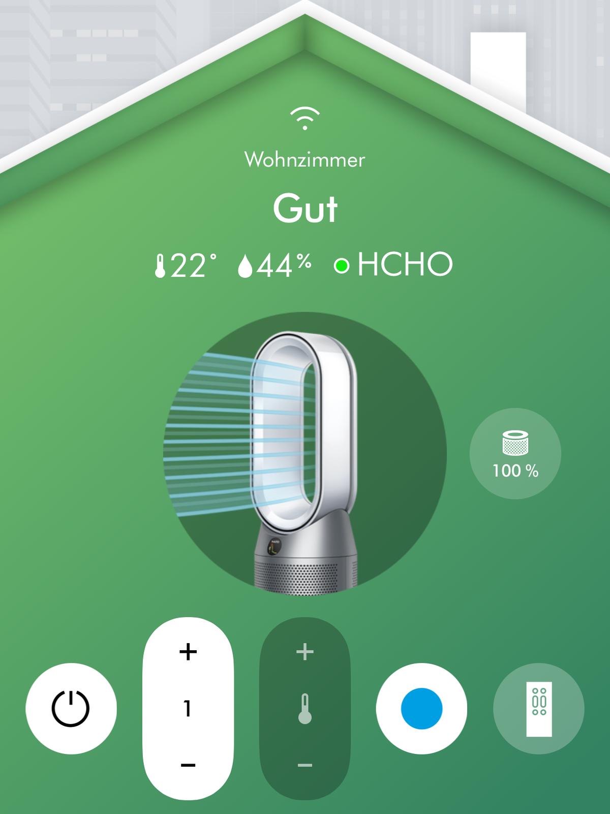 Dyson Luftreiniger Erfahrungen - die App