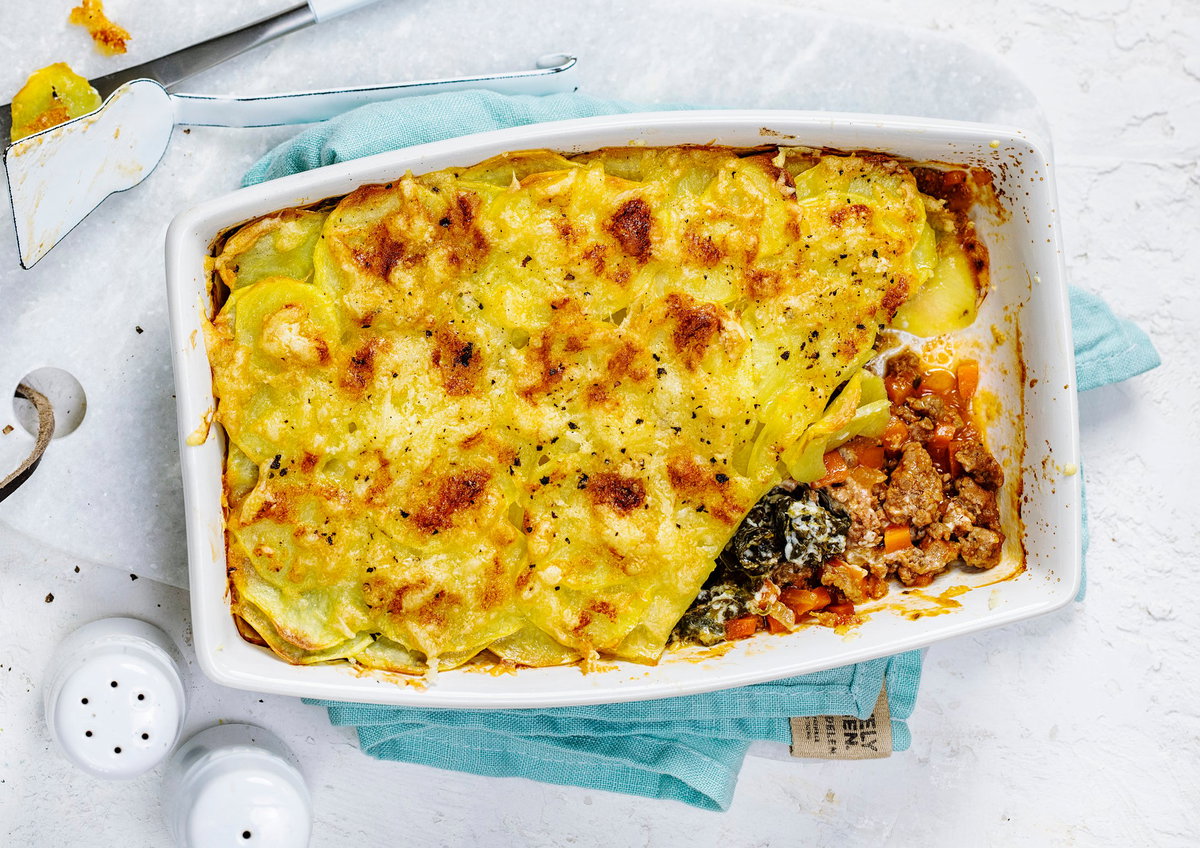 Gratin mit Hackfleisch