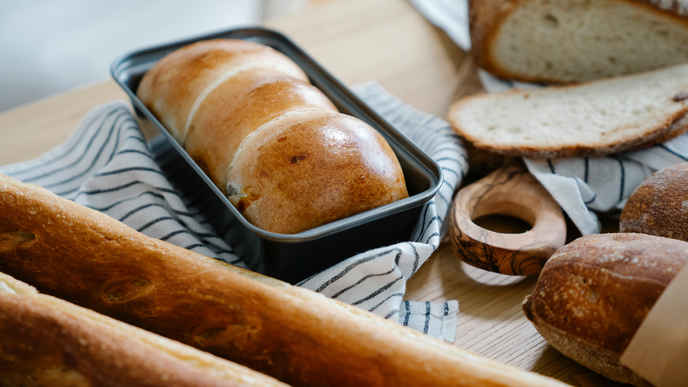 Rezept für süße Hefebrötchen mit Pflaumenmus
