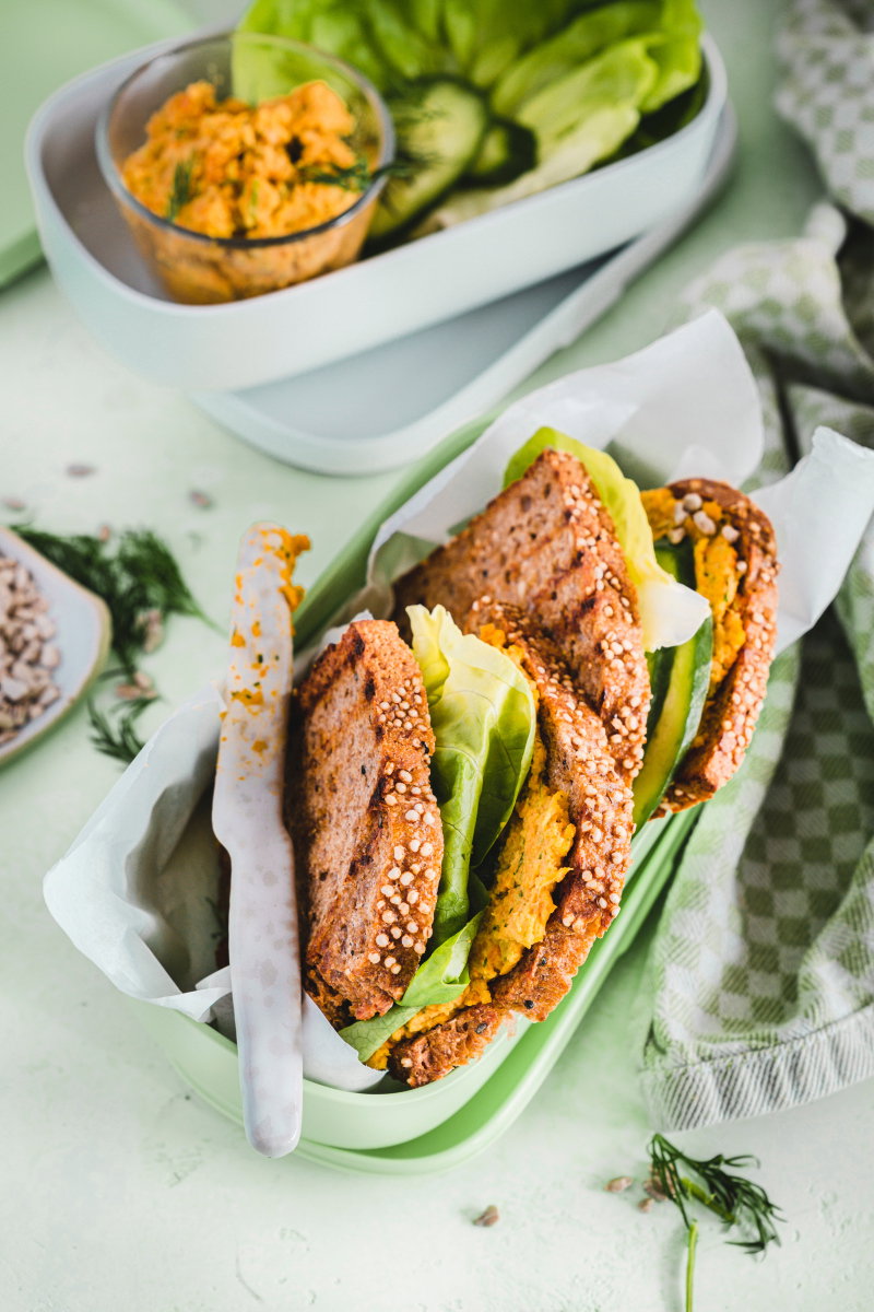 Knuspriges Gemüsesandwich