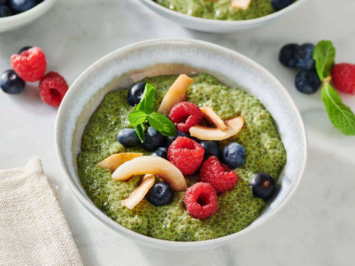 Matcha-Chia-Pudding