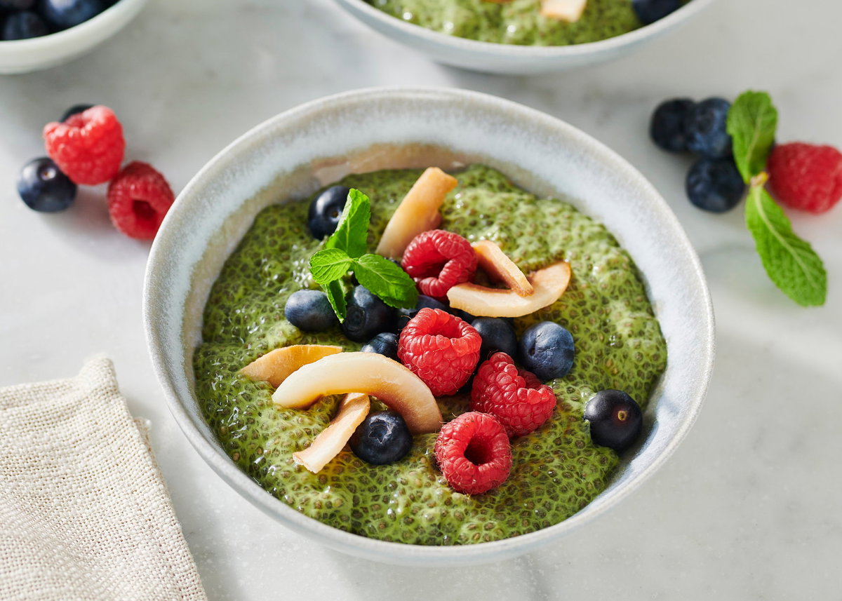Matcha-Chia-Pudding