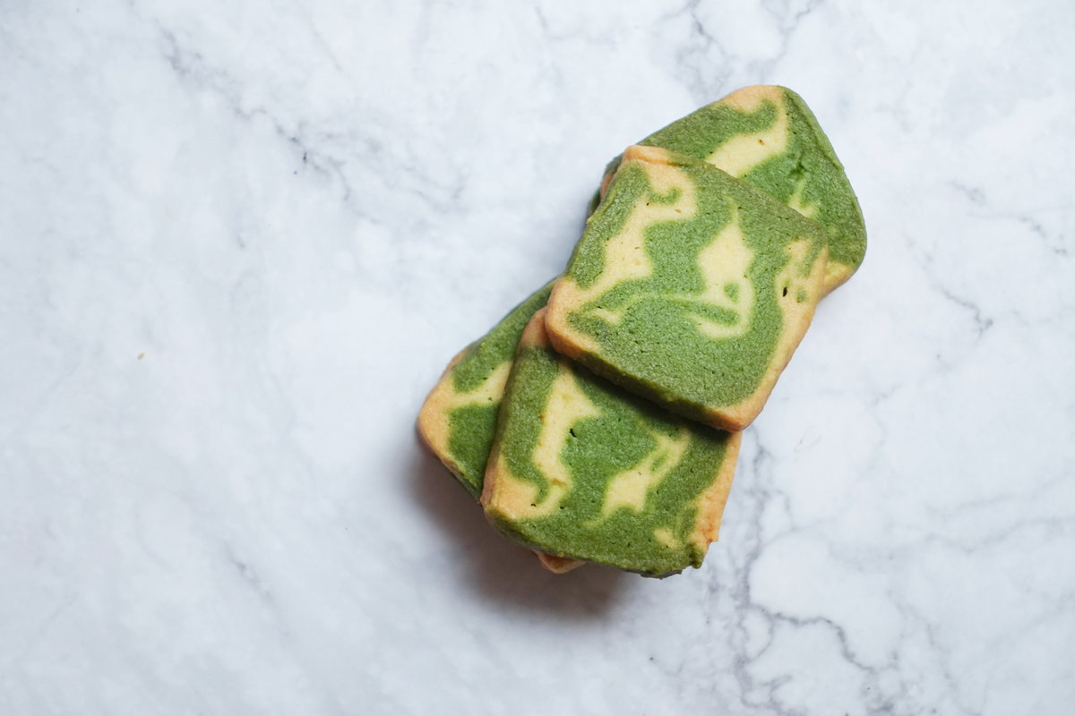 Matcha-Kekse
