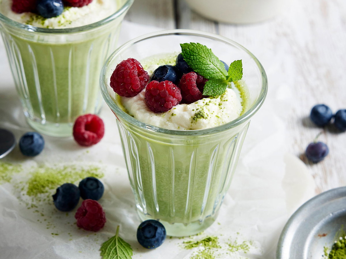 Matcha-Panna-Cotta
