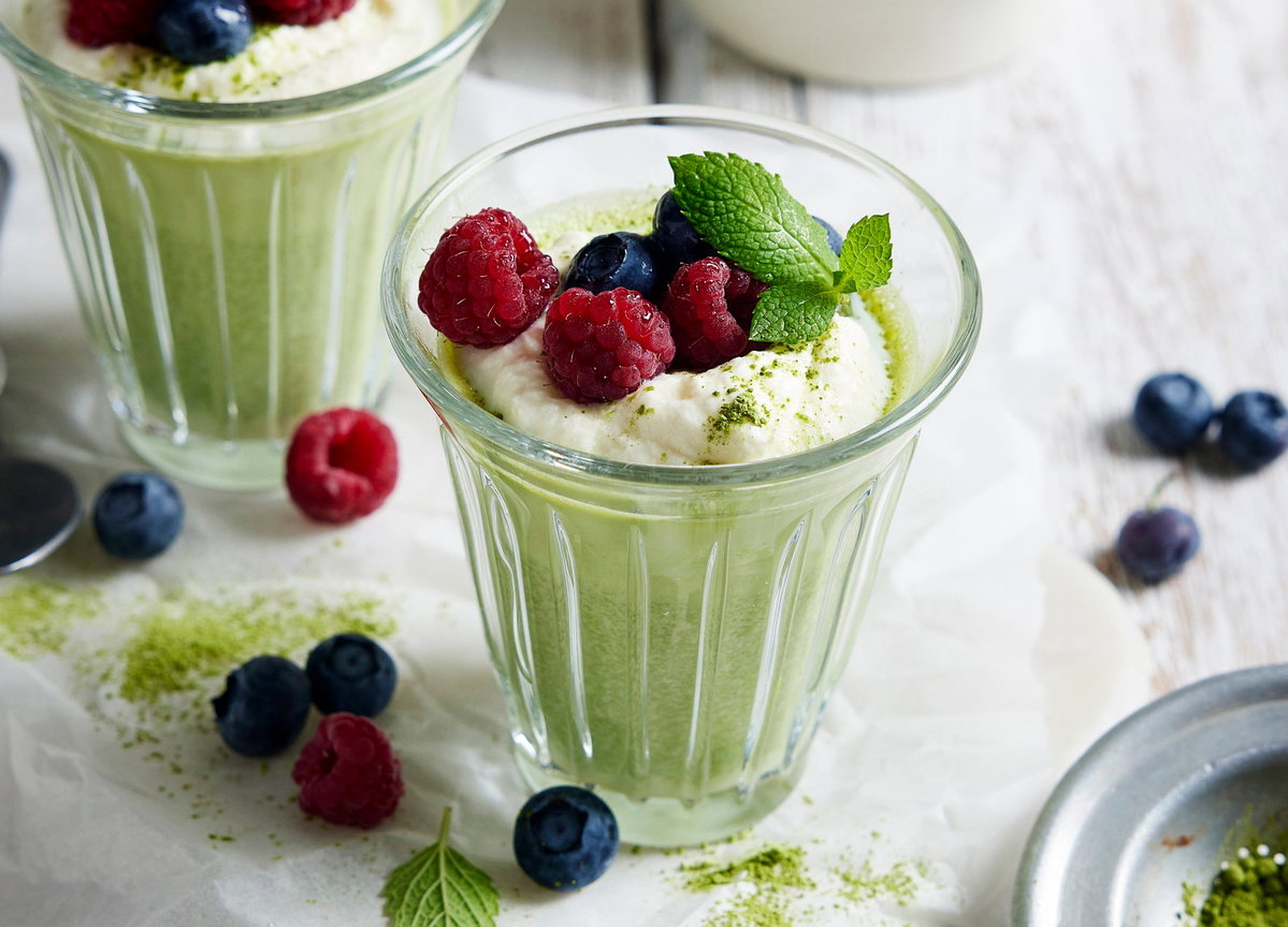 Matcha-Panna-Cotta
