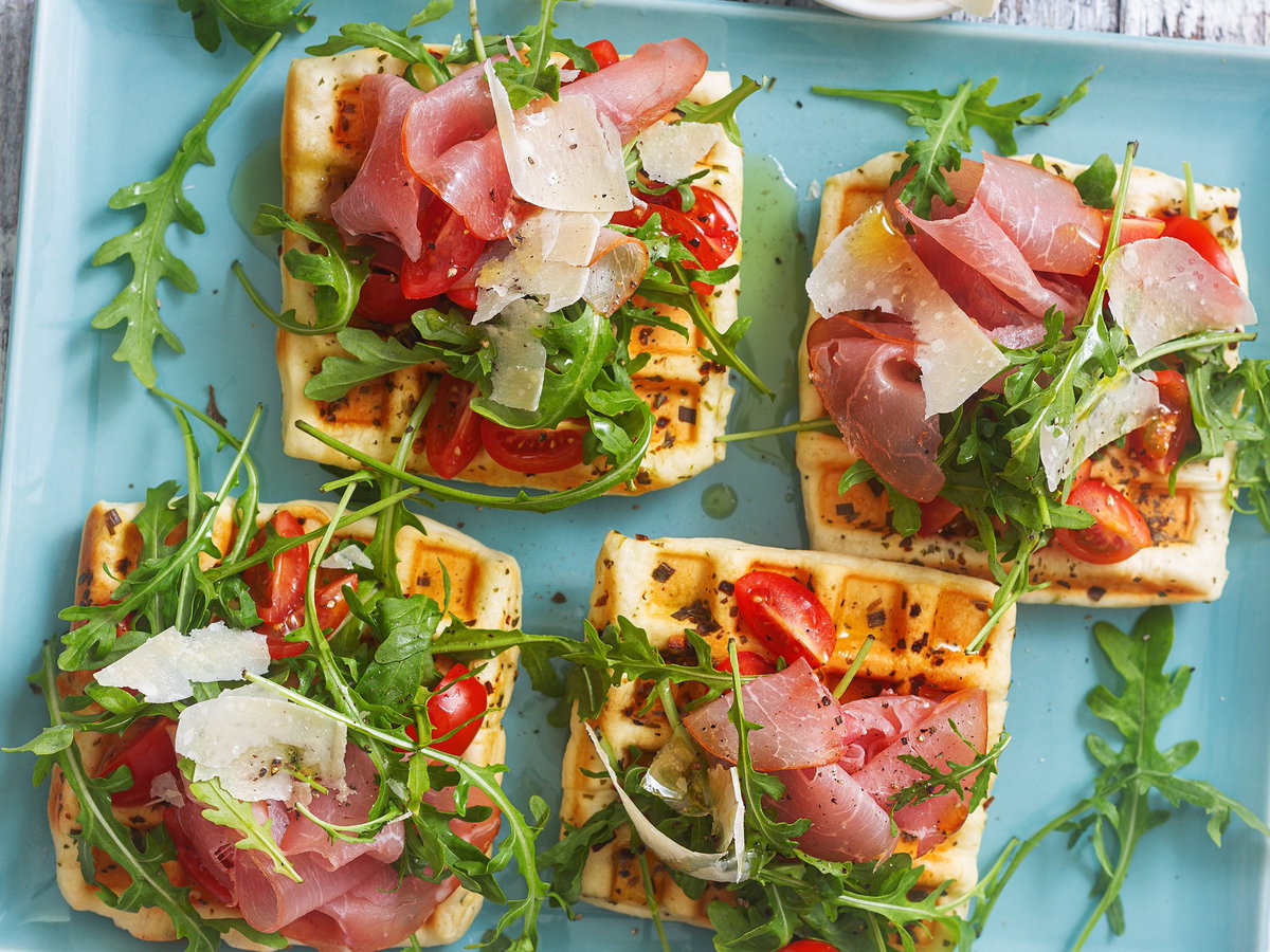 Pizza-Waffeln