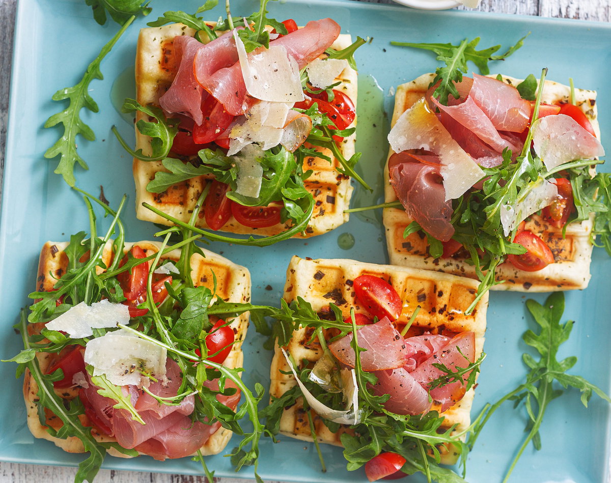 Pizza-Waffeln