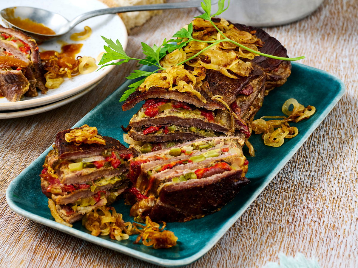 Rouladen-Schichtbraten