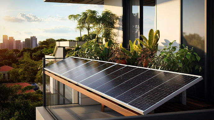 Grüner Sommer: So verwandeln Sie Ihren Balkon in eine Wohlfühloase mit eigener Energiequelle