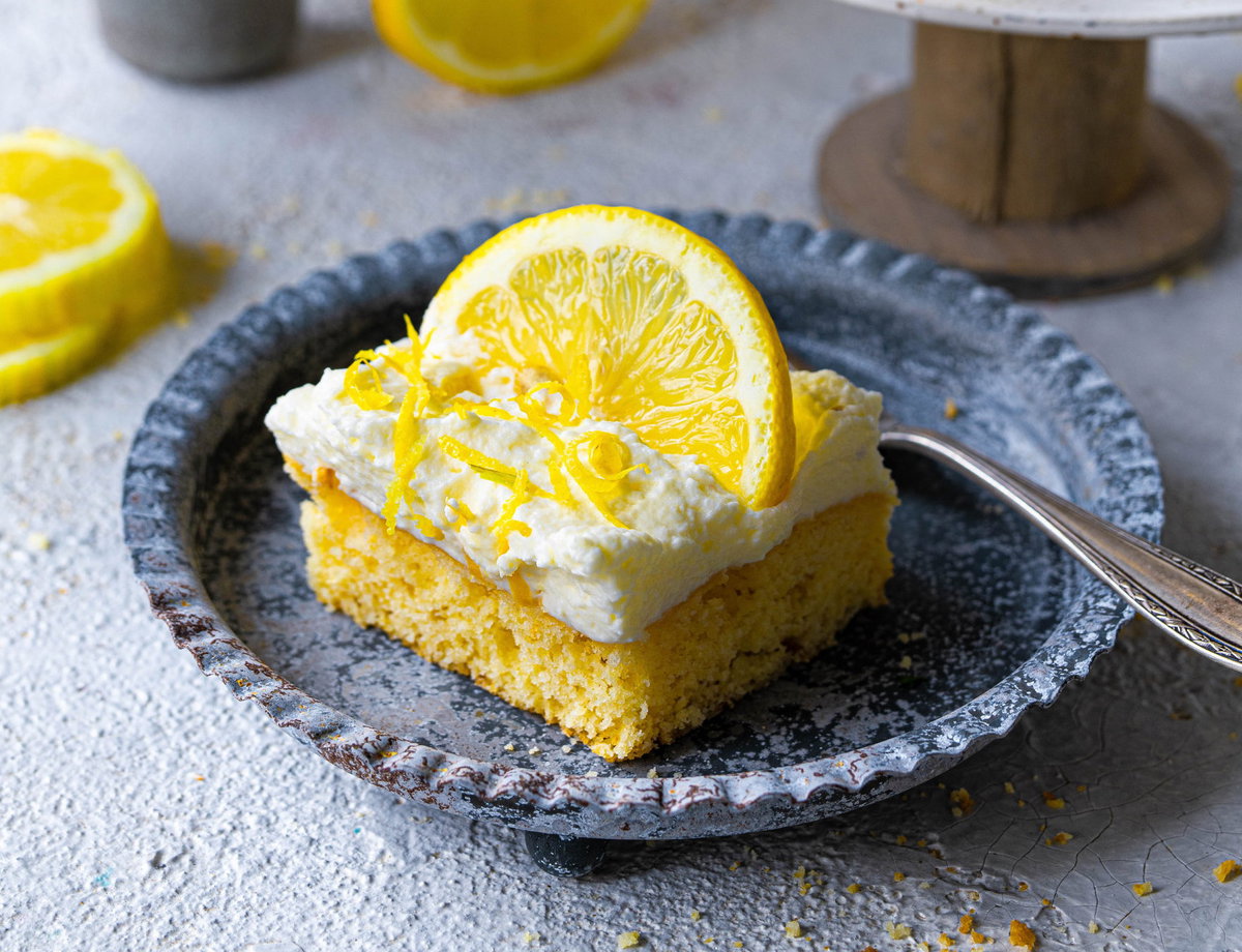 Zitronenkuchen vom Blech