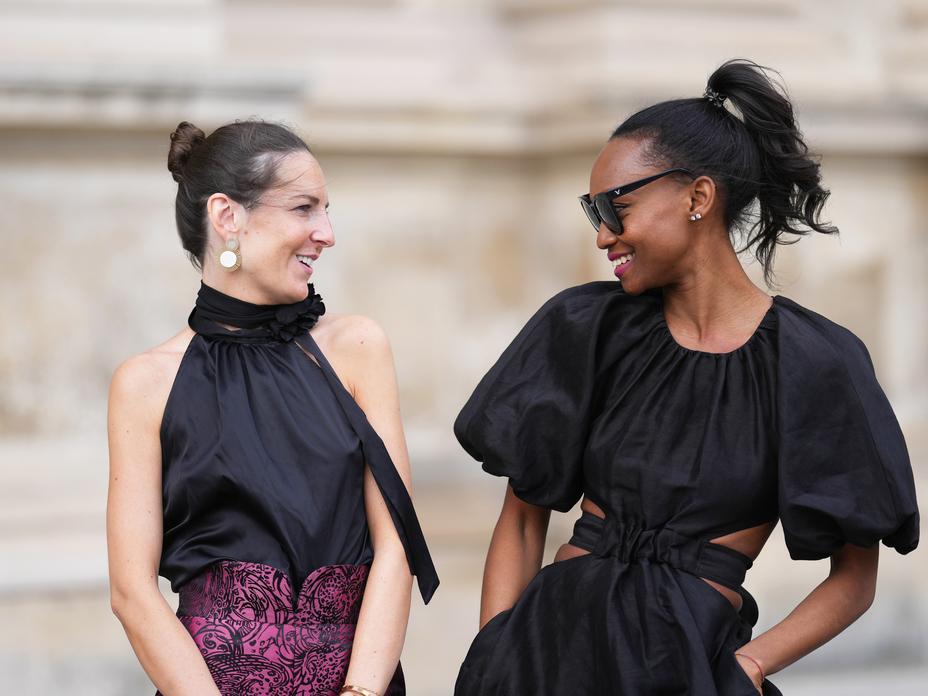 Alba Garavito Torre und Emilie Joseph mit praktischen Hitze-Hairstyles