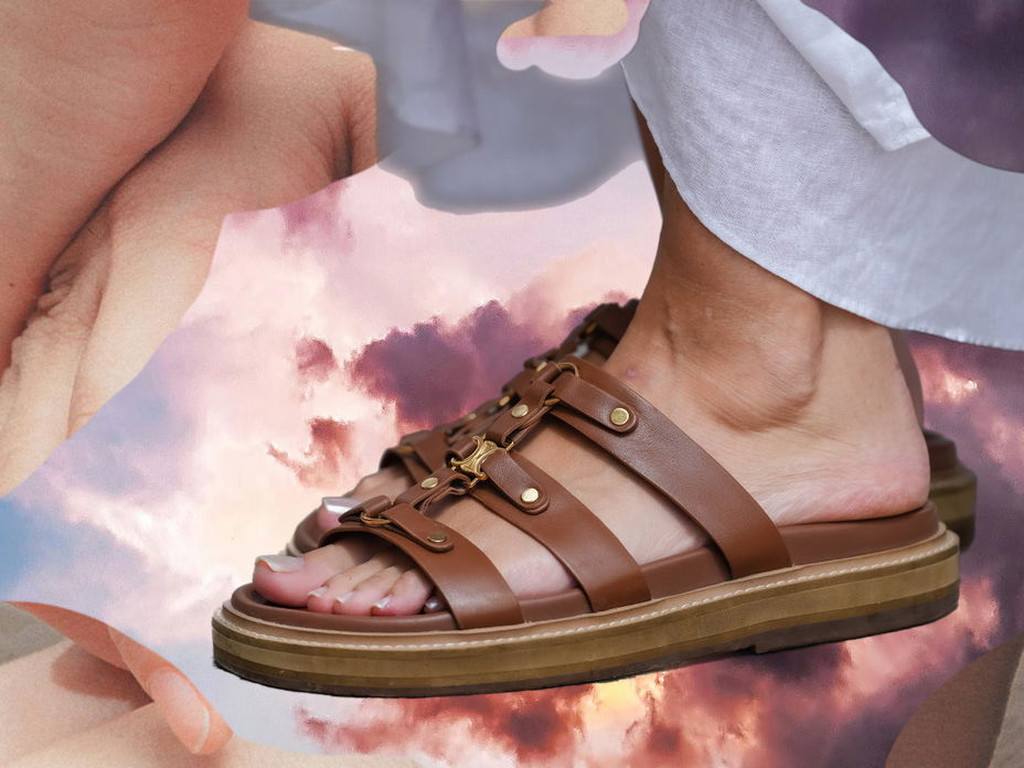 Sandalen für geschwollene Füße