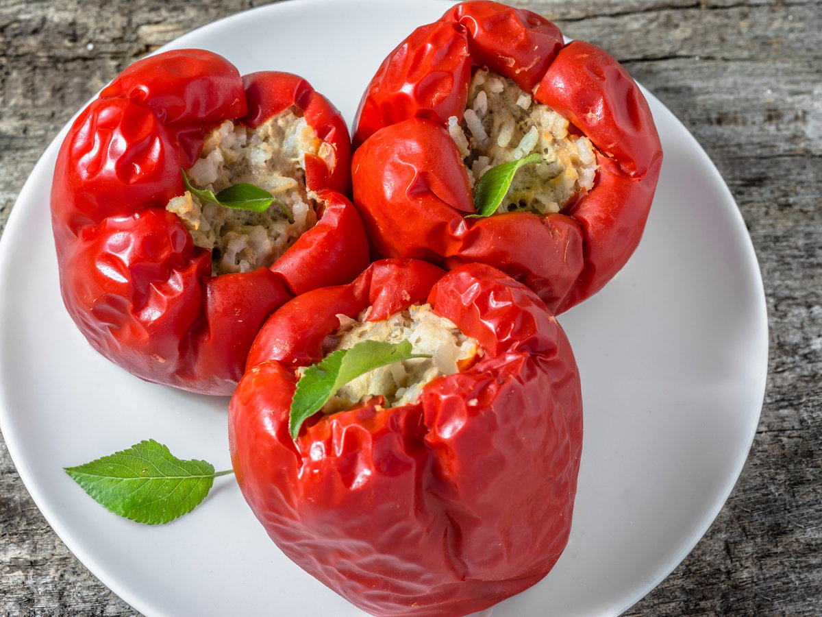 Gefüllte Paprika zum Abnehmen