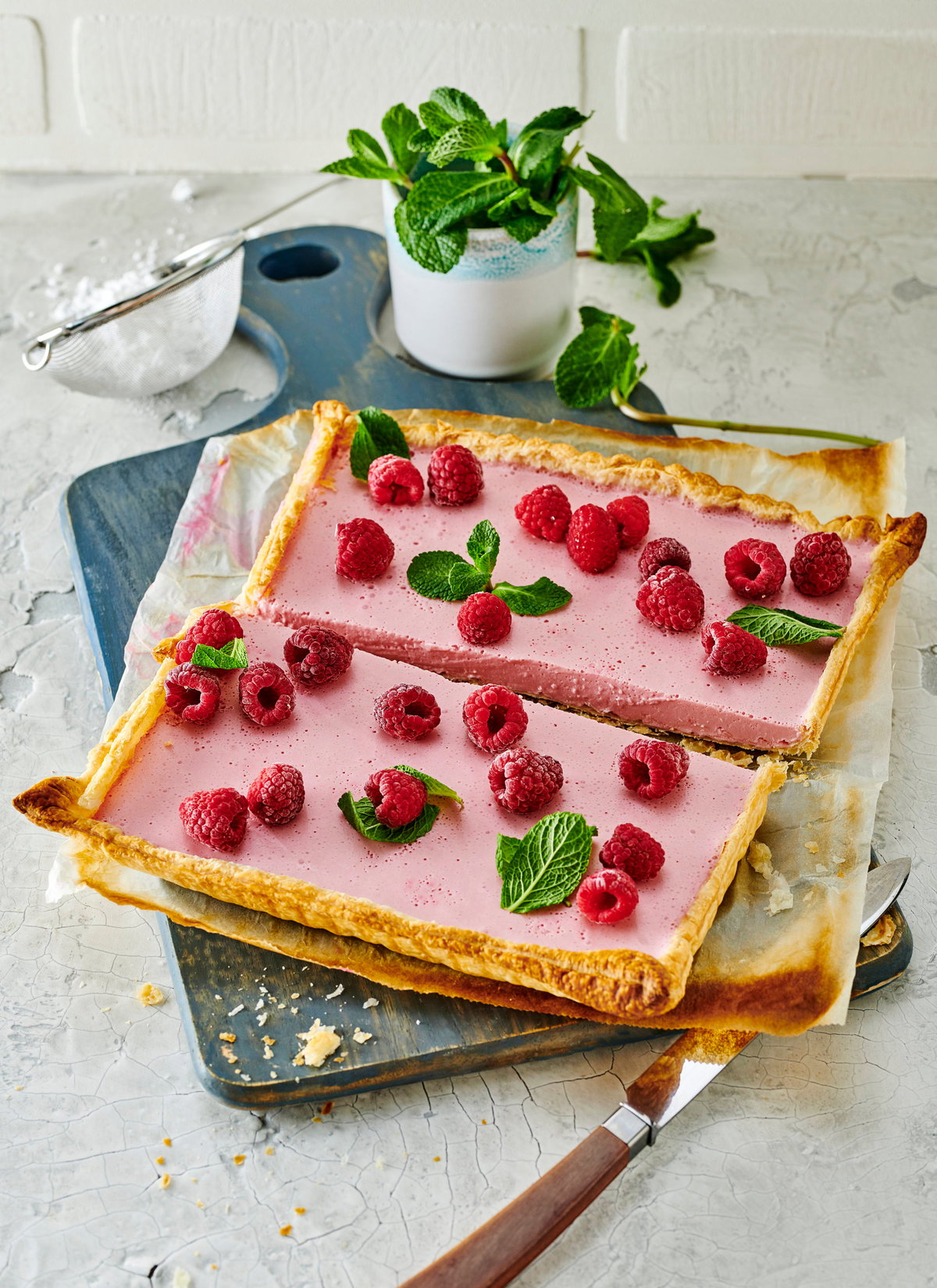 Himbeer-Frischkäse-Tarte