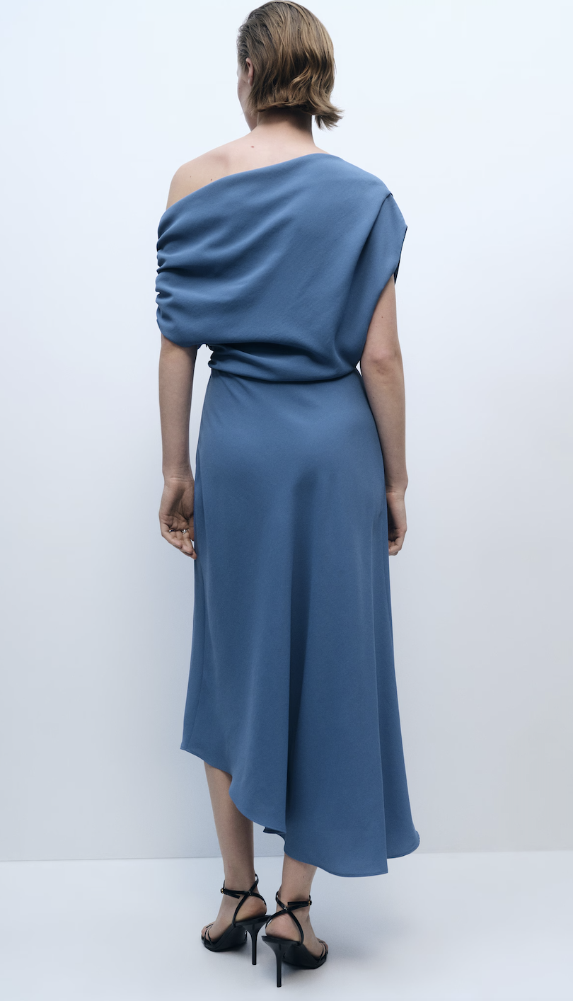 Kleid von Mango von hinten