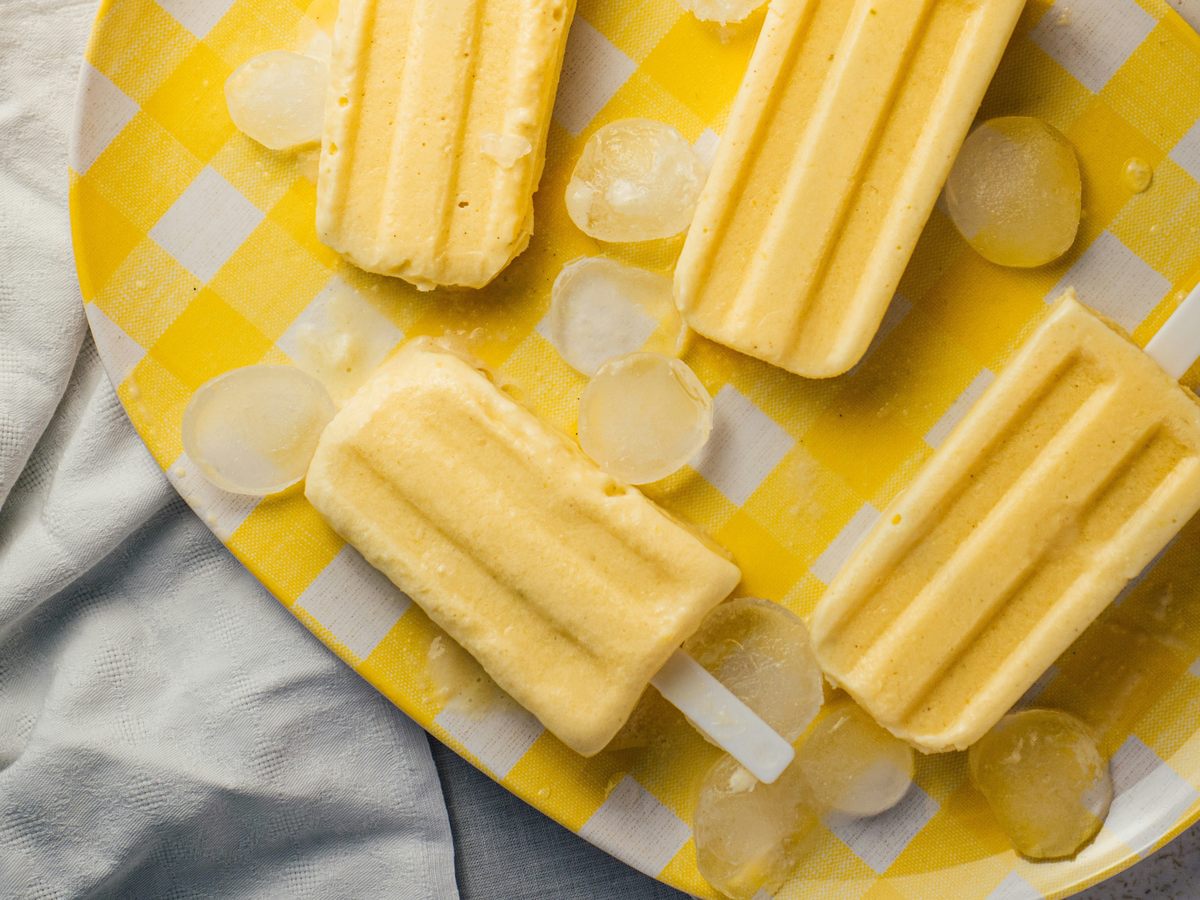 Limoncello Lemon Curd Popsicles