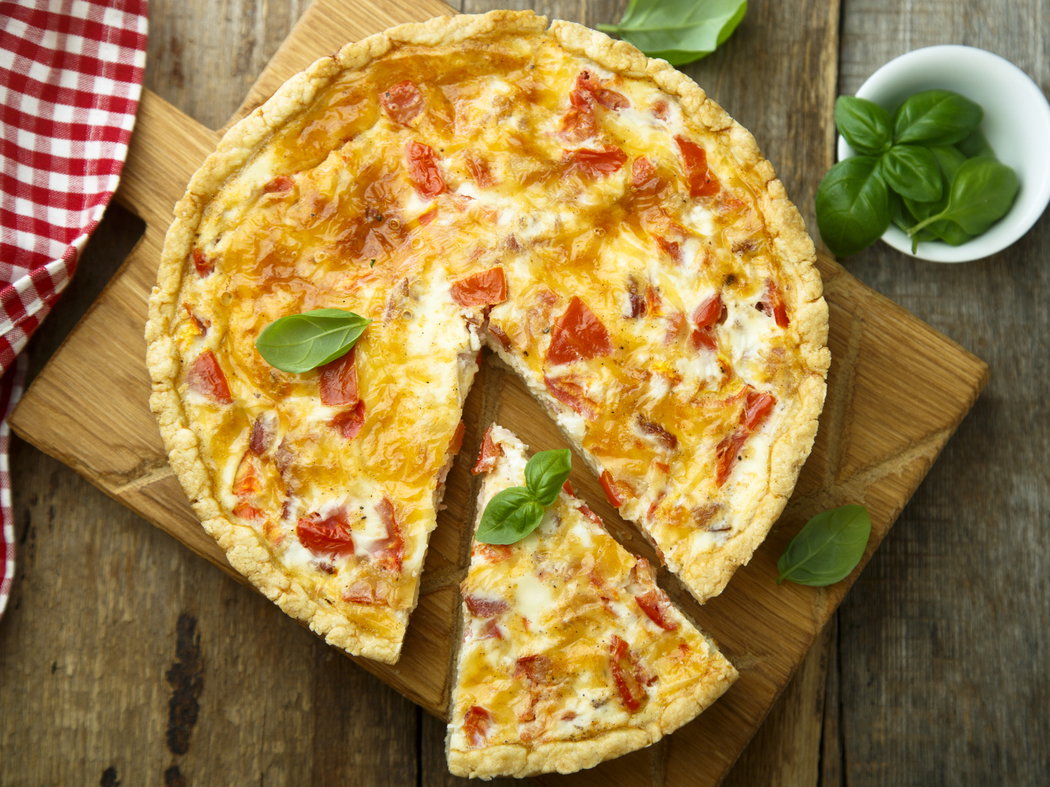 Mediterrane Quiche mit Schafskäse