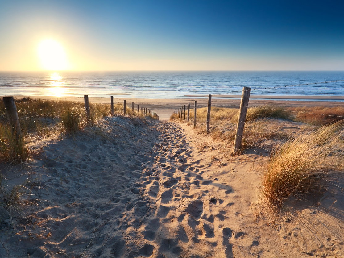 Strand in den Niederlanden