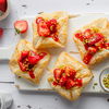 Schnelles Rezept für Puddingteilchen mit Erdbeeren: In nur 50 Minuten fertig gebacken