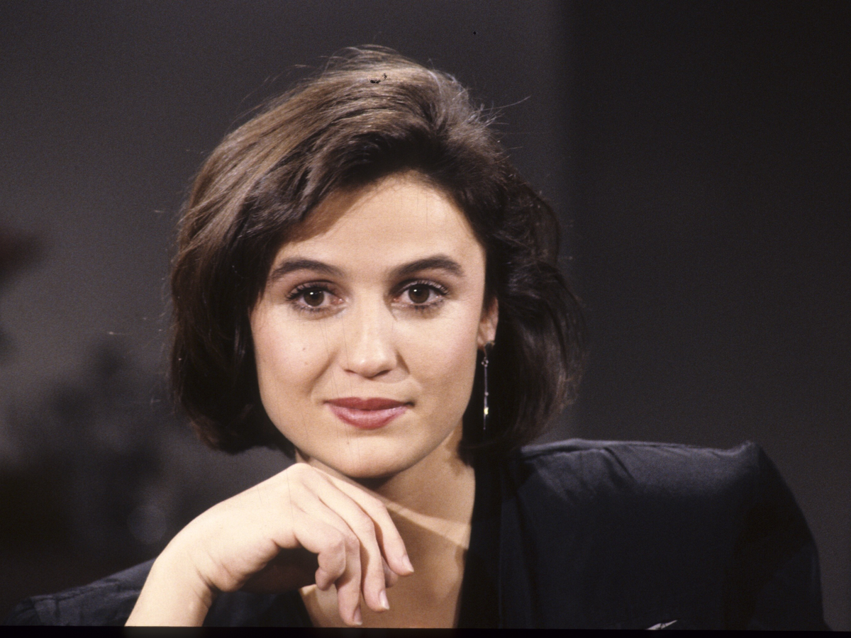 Sandra Maischberger früher - im Jahr 1991