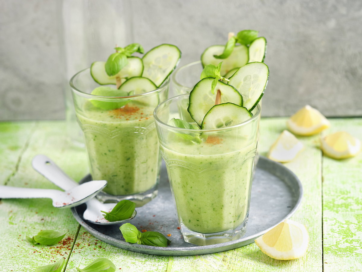 Erfrischende Gurkensuppe