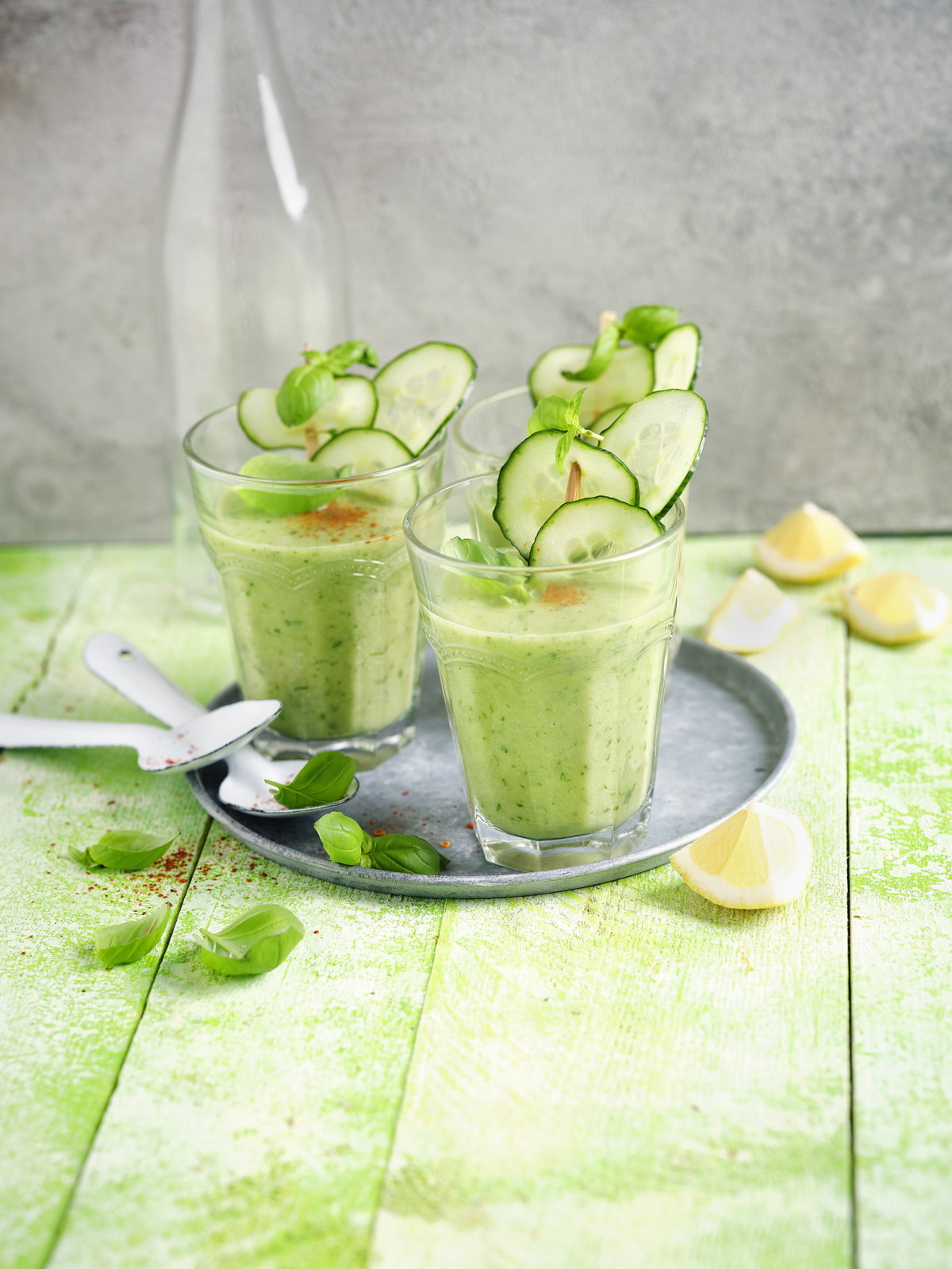 Erfrischende Gurkensuppe