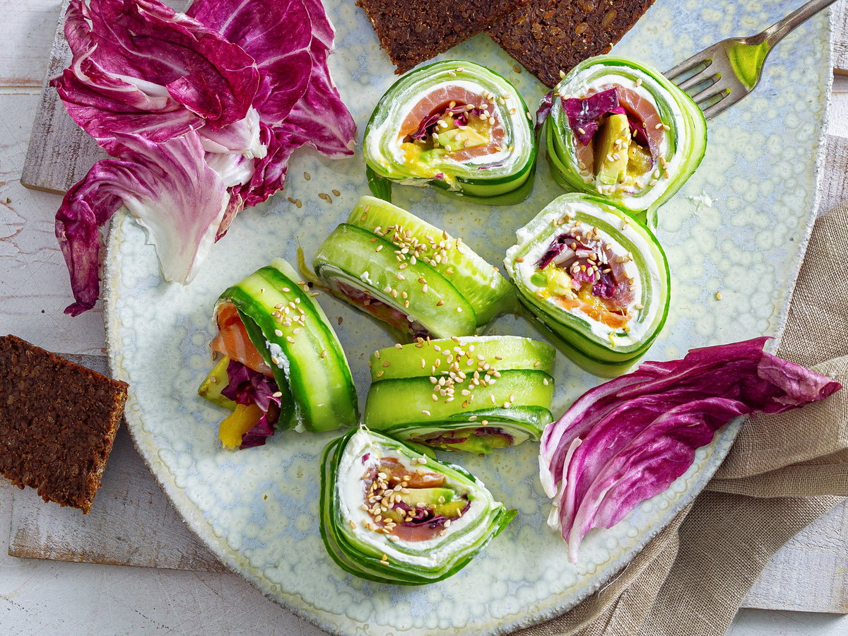 Gurken-Mango-Maki