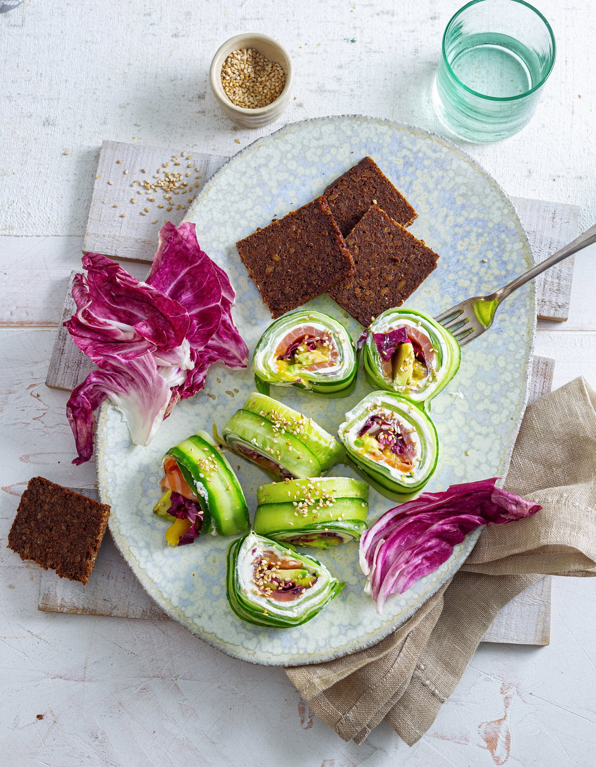 Gurken-Mango-Maki
