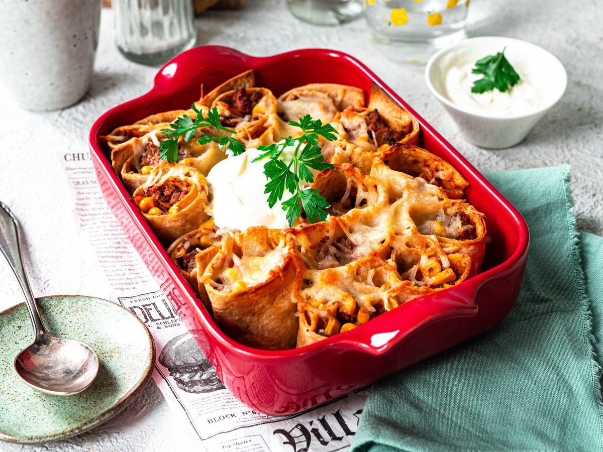 Schneller Tortilla-Auflauf
