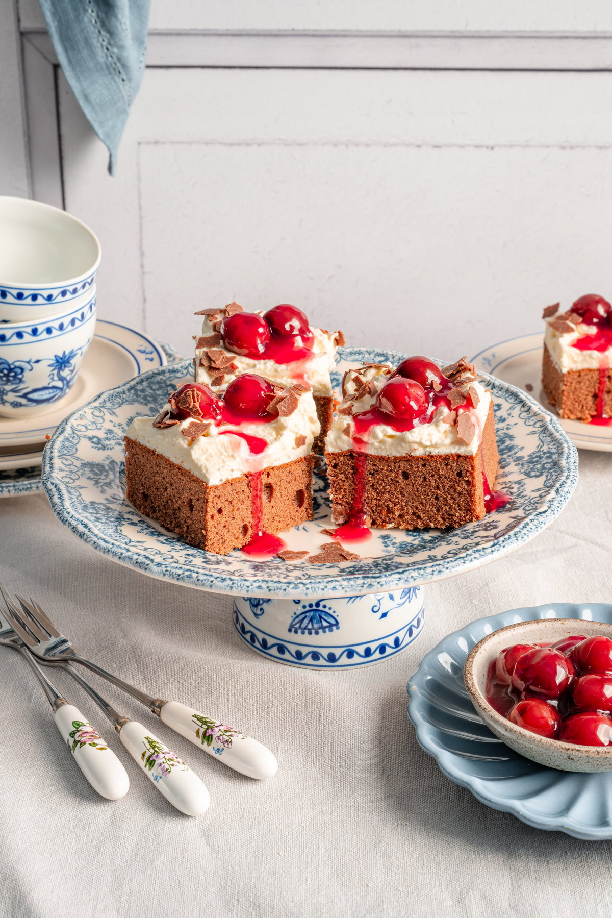 Schwarzwälder Kirschkuchen vom Blech