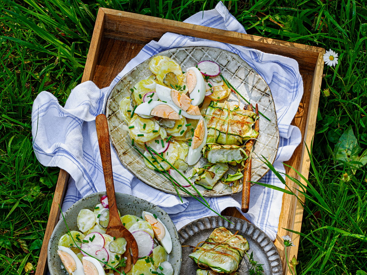 Seelachs-Zucchini-Päckchen