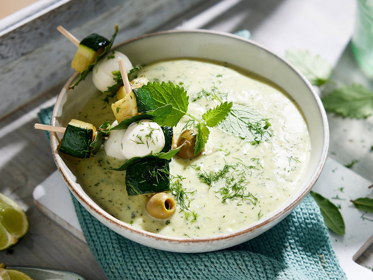 Zucchini-Suppe