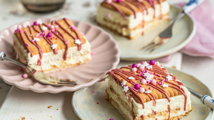 Für unsere einfachen Butterkeks-Schnitten benötigen Sie nur 7 Zutaten: Schnelles Rezept