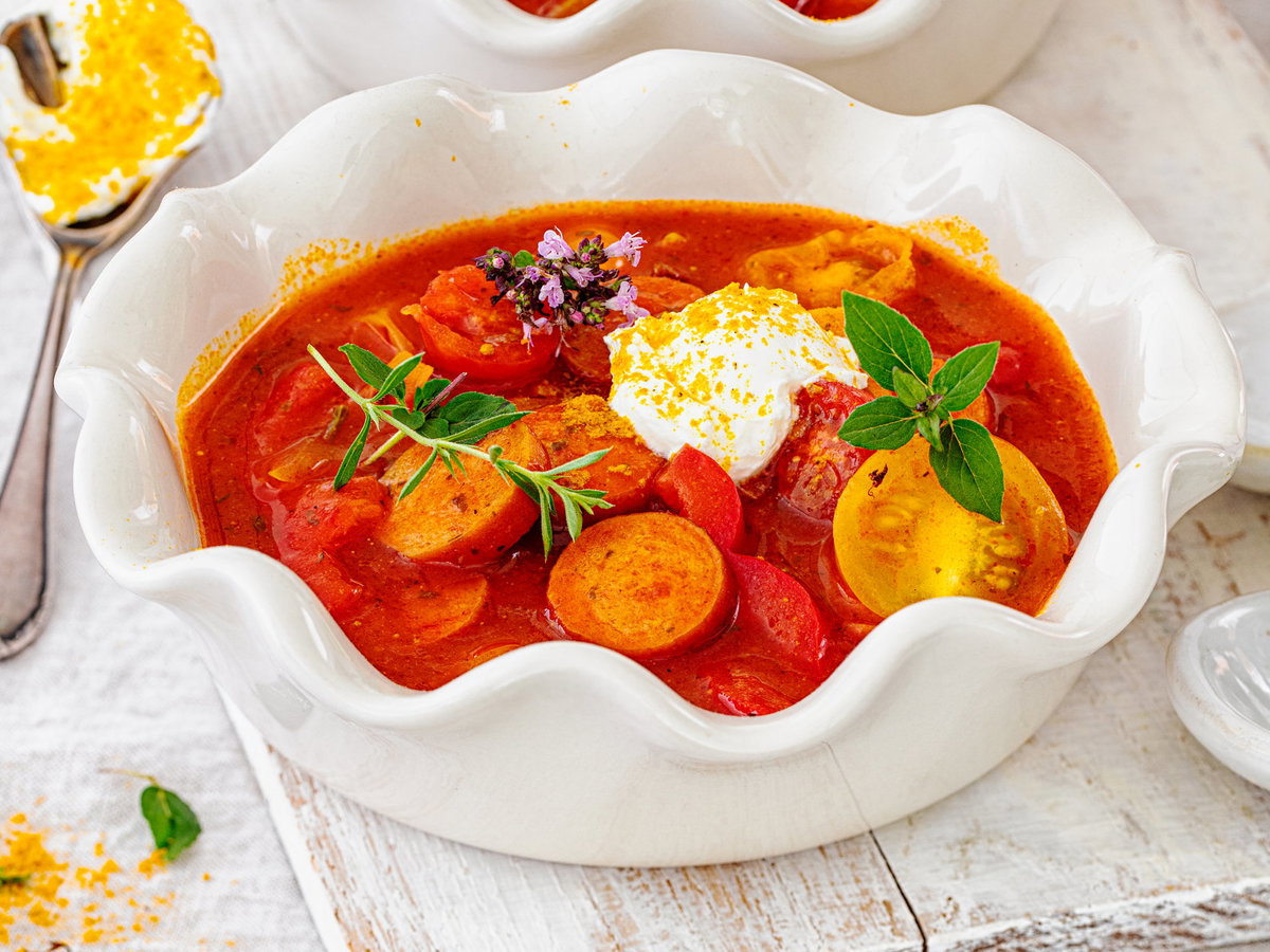 Currywurst-Suppe